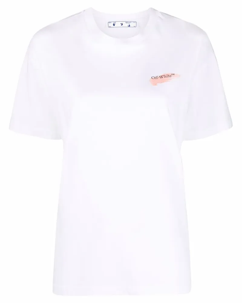 OFF-WHITE T-Shirt mit Pfeilmotiven - Weiß Weiß
