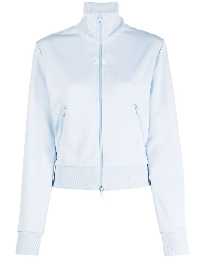 Courrèges Pullover mit Stehkragen - Blau Blau