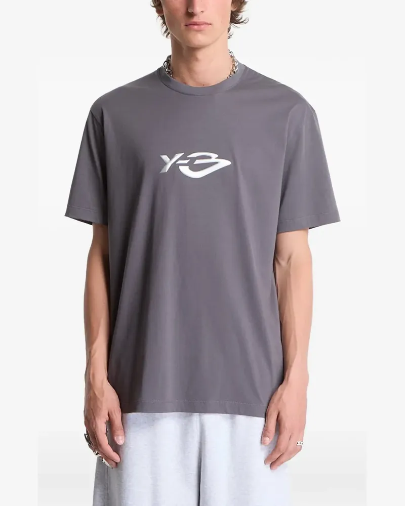 Y-3 Liquid Logo T-shirt - Grau Grau