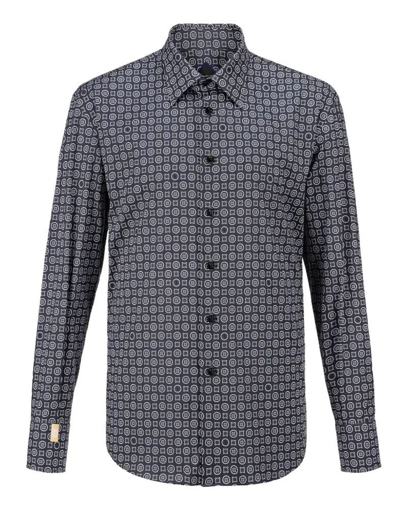 Billionaire Macclesfield Hemd - Grau Grau