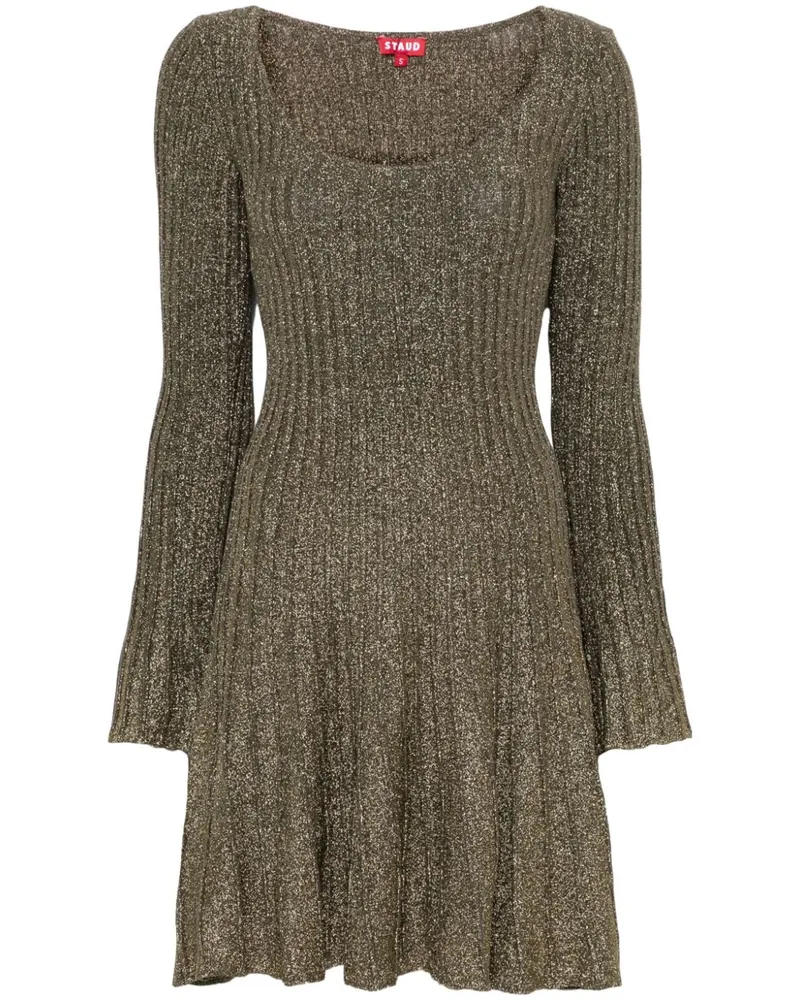 STAUD Raquel Minikleid - Gold Gold