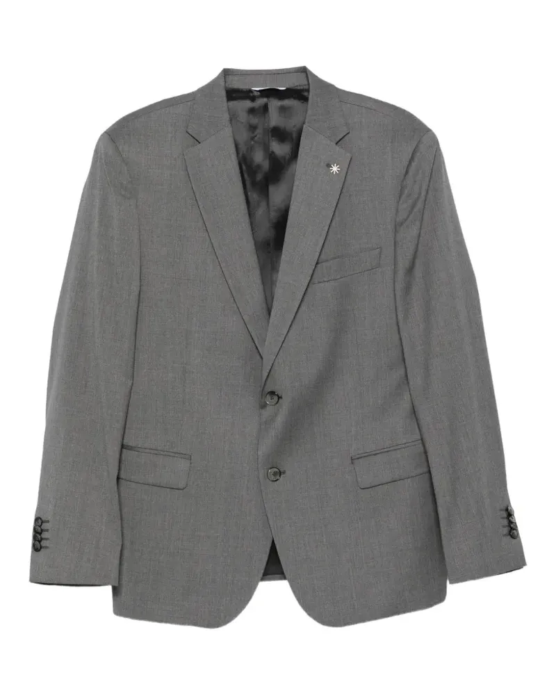 Manuel Ritz single-breasted notch-lapel suit - Grau Grau