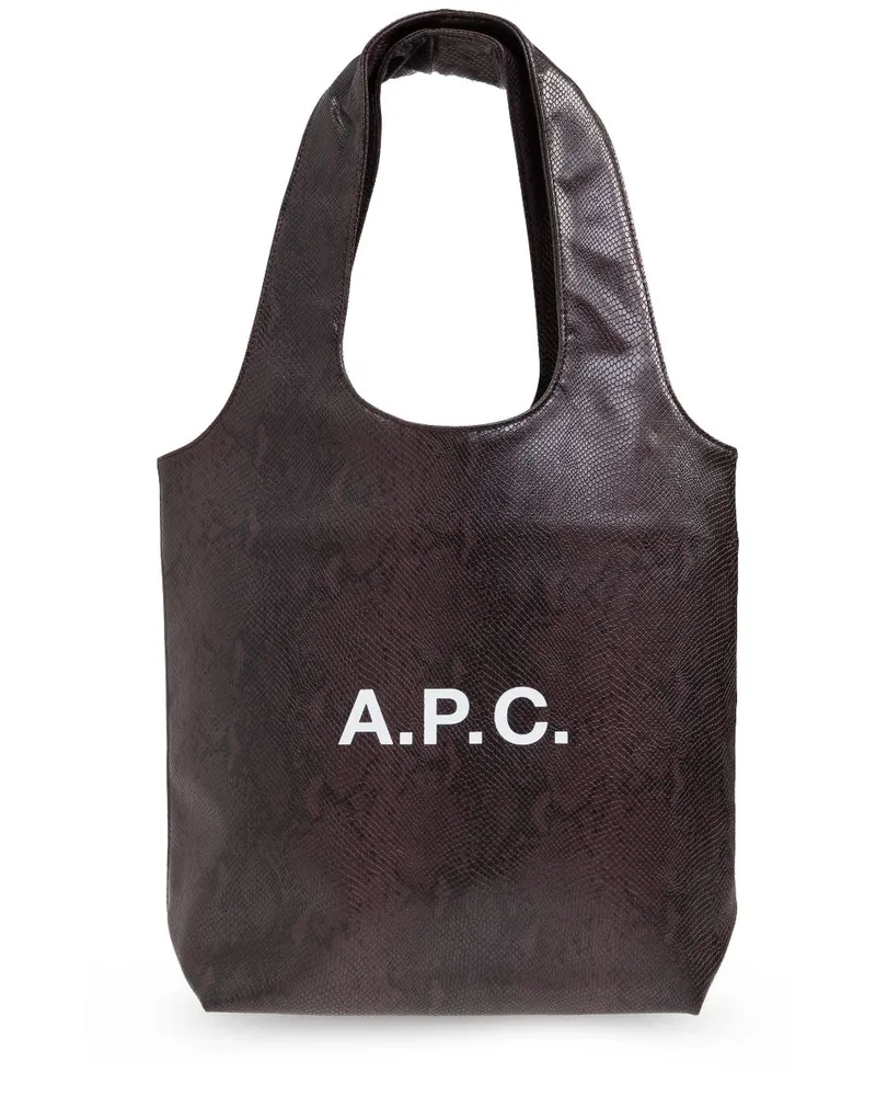 A.P.C. Ninon Tote Bag Braun