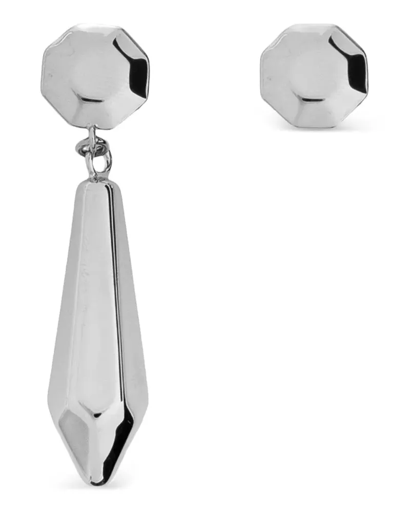 Maison Margiela Asymmetrische Ohrringe - Silber Silber