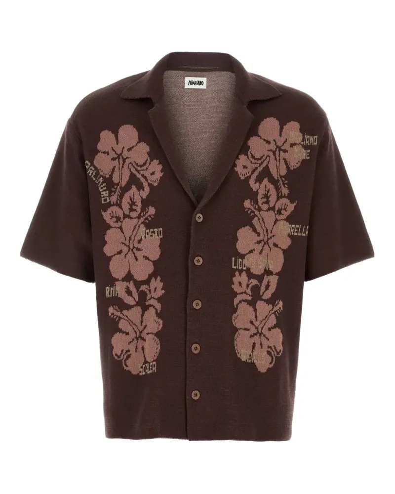 Magliano Gestricktes Riviera Hemd - Braun Braun