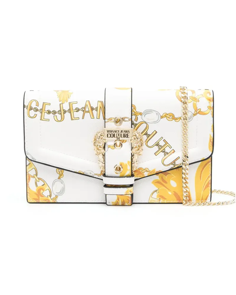 Versace Jeans Umhängetasche mit Print - Weiß Weiß