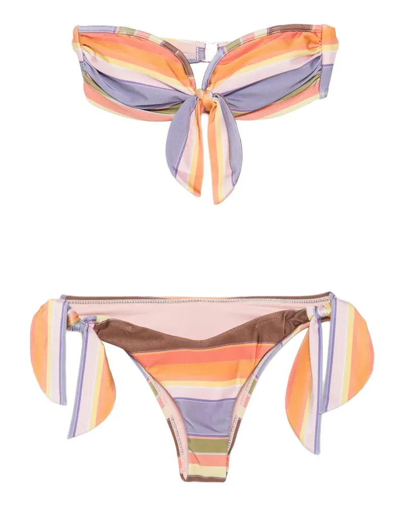 Zimmermann Solstice scarf-tie bikini - Orange Orange