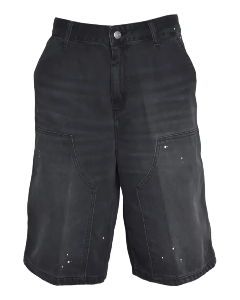 Carhartt WIP Nixon Shorts im Layering-Look - Schwarz Schwarz