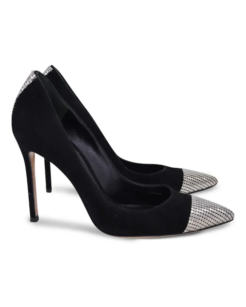 Gianvito Rossi Pumps aus Mesh - Schwarz Schwarz