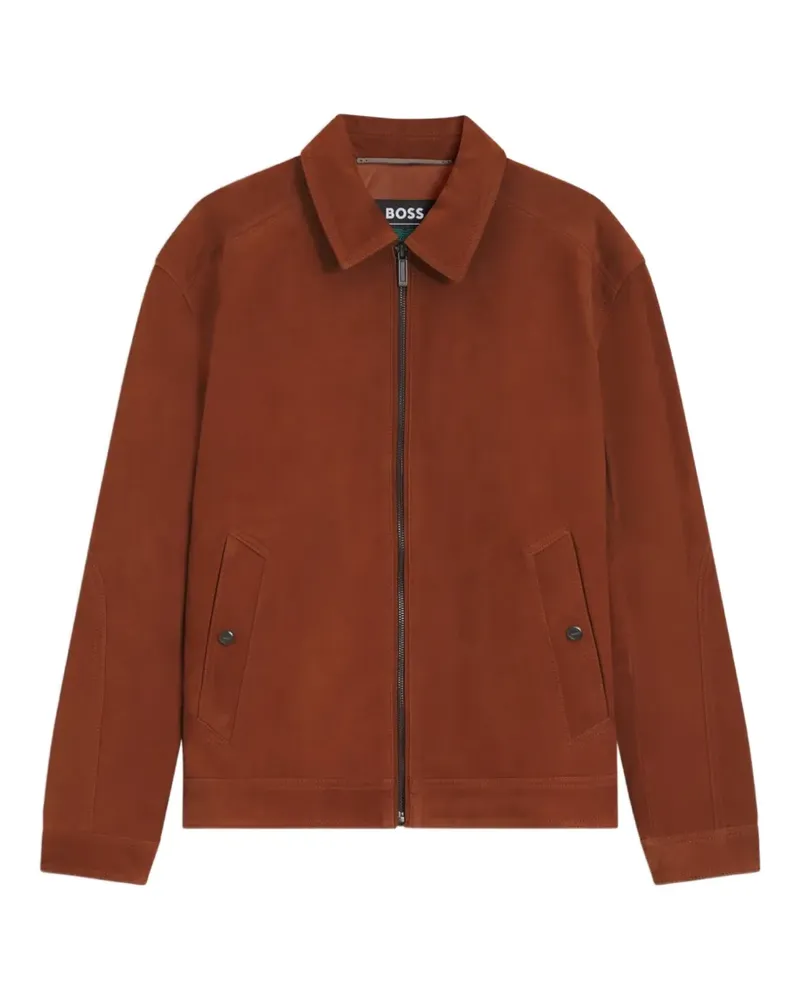 HUGO BOSS x Aston Martin Wildlederjacke - Rot Rot