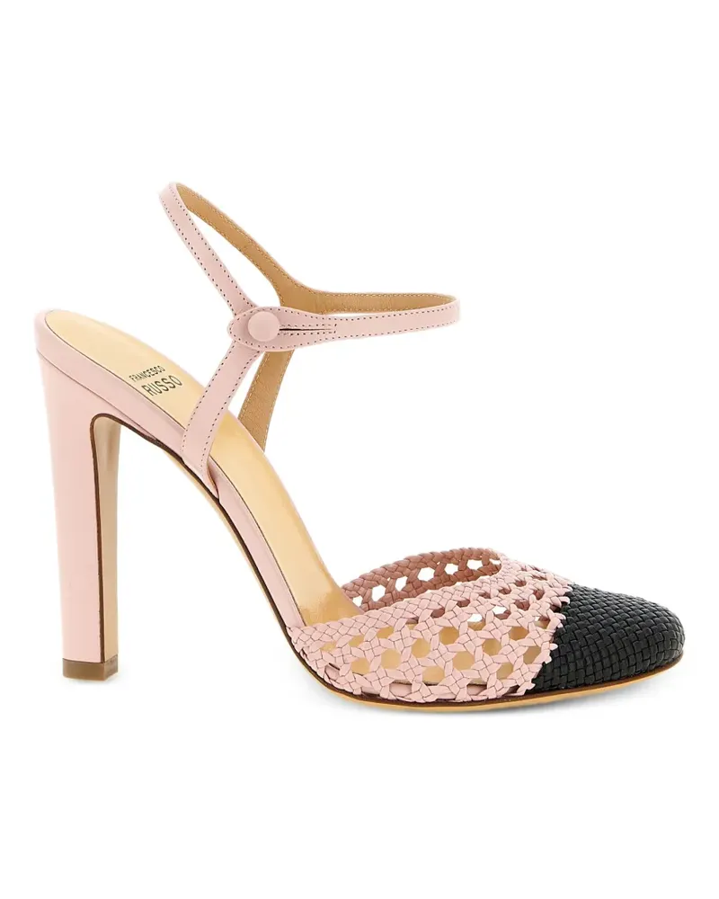 Francesco Russo crocheted pumps - Rosa Rosa