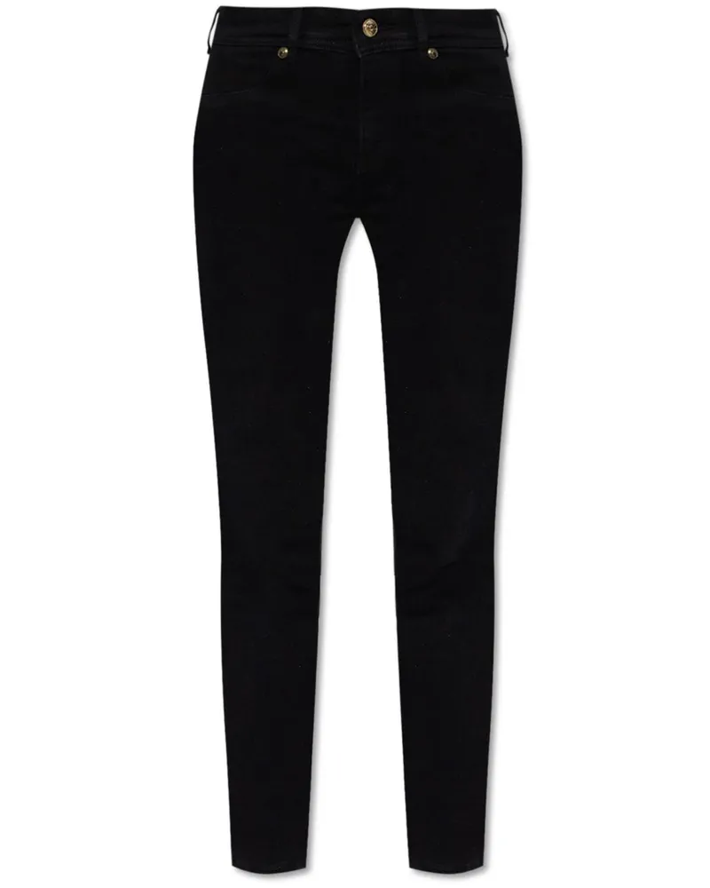 Versace Jeans Jeans-Jeggings - Schwarz Schwarz