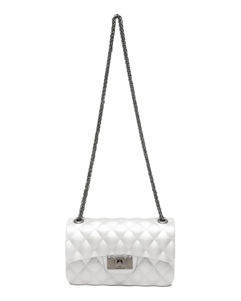 MARC ELLIS Gesteppte Flat Falcon Schultertasche - Grau Grau