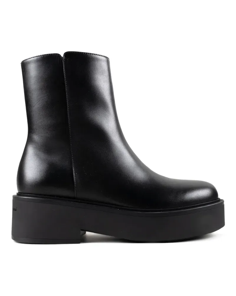 Gianvito Rossi platform leather ankle boots - Schwarz Schwarz