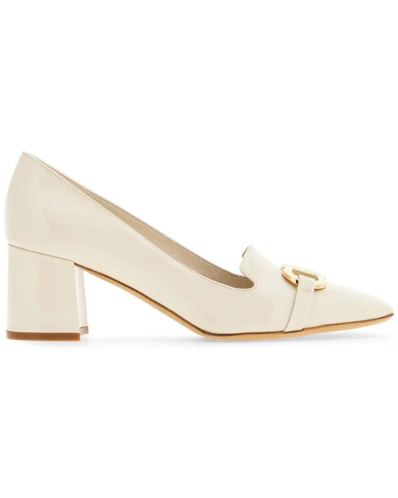 Ferragamo Pumps mit Gancini-Schild 60mm - Nude Nude