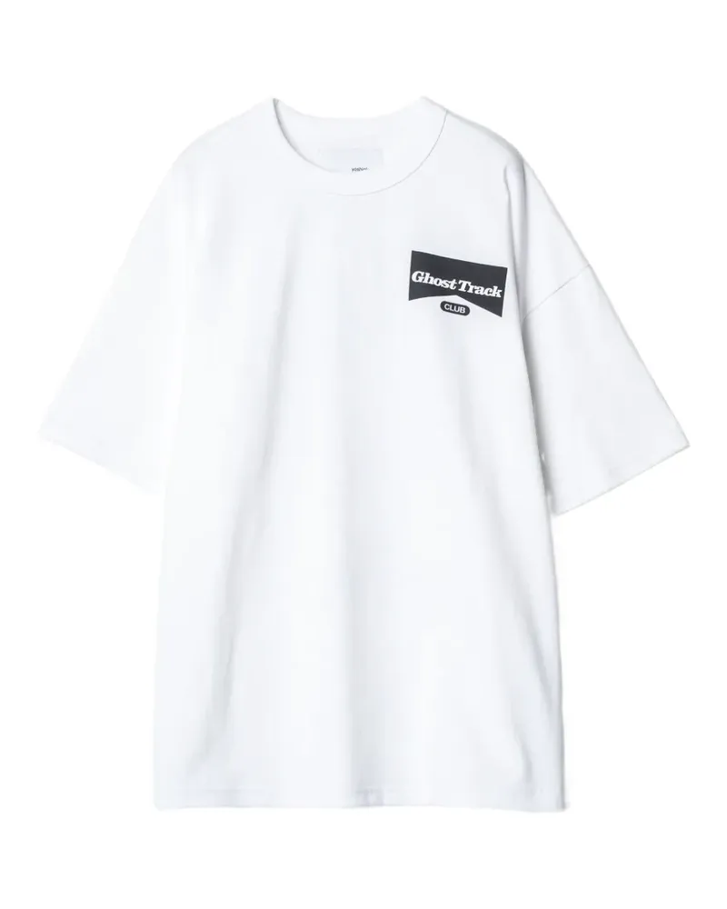 Yoshio Kubo T-Shirt mit grafischem Print - Weiß Weiß