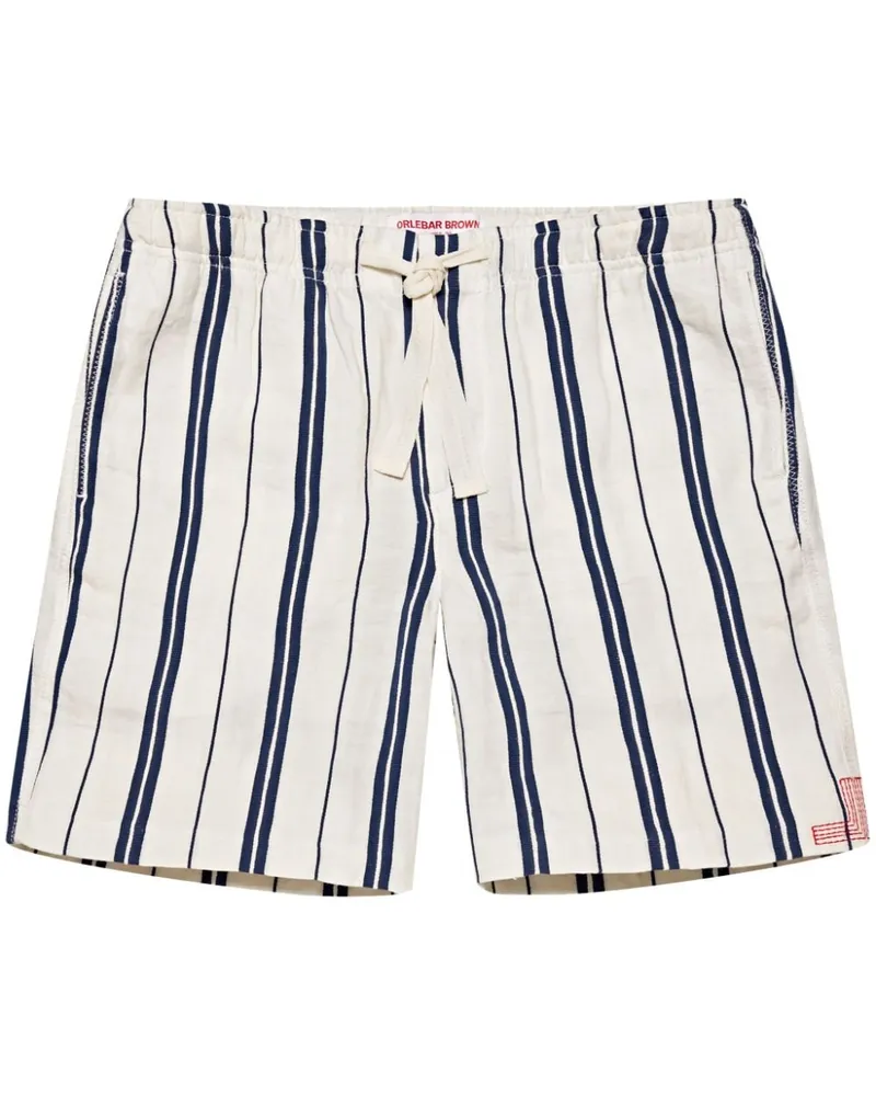 Orlebar Brown Alex Ribbon Striped shorts Blau