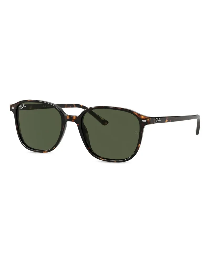 Ray Ban Sonnenbrille mit eckigem Gestell - Braun Braun