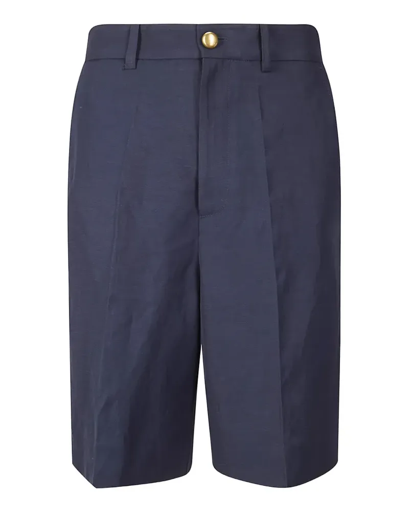 P.A.R.O.S.H. P.A.R.O H. Shorts mit Gürtelschlaufen - Blau Blau