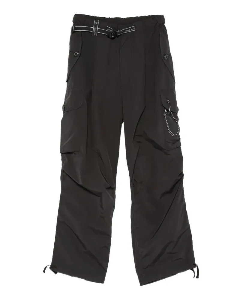 and wander belted cargo trousers - Schwarz Schwarz