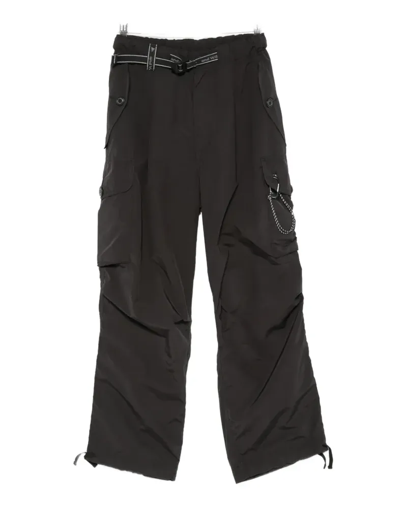 and wander belted cargo trousers - Schwarz Schwarz