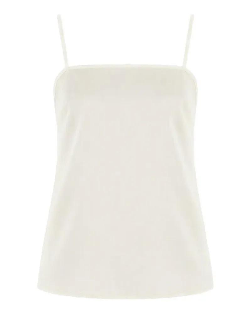 Alberta Ferretti Bluse mit Spaghettiträgern - Weiß Weiß