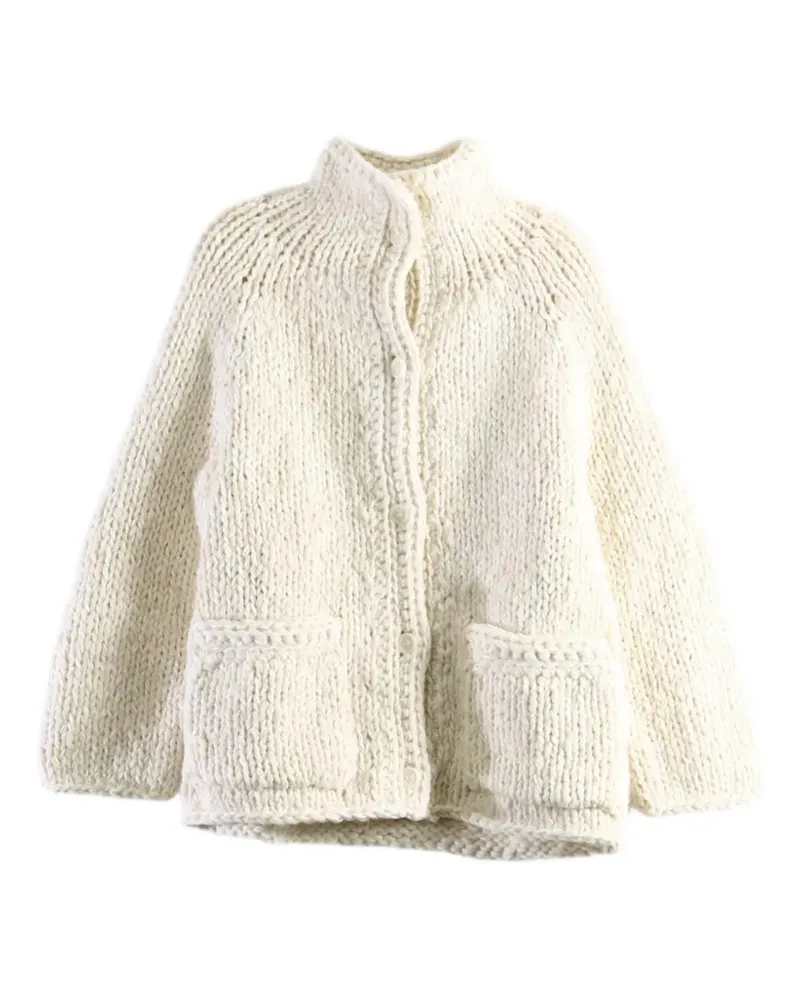 Casey Casey Grob gestrickter Cardigan - Nude Nude