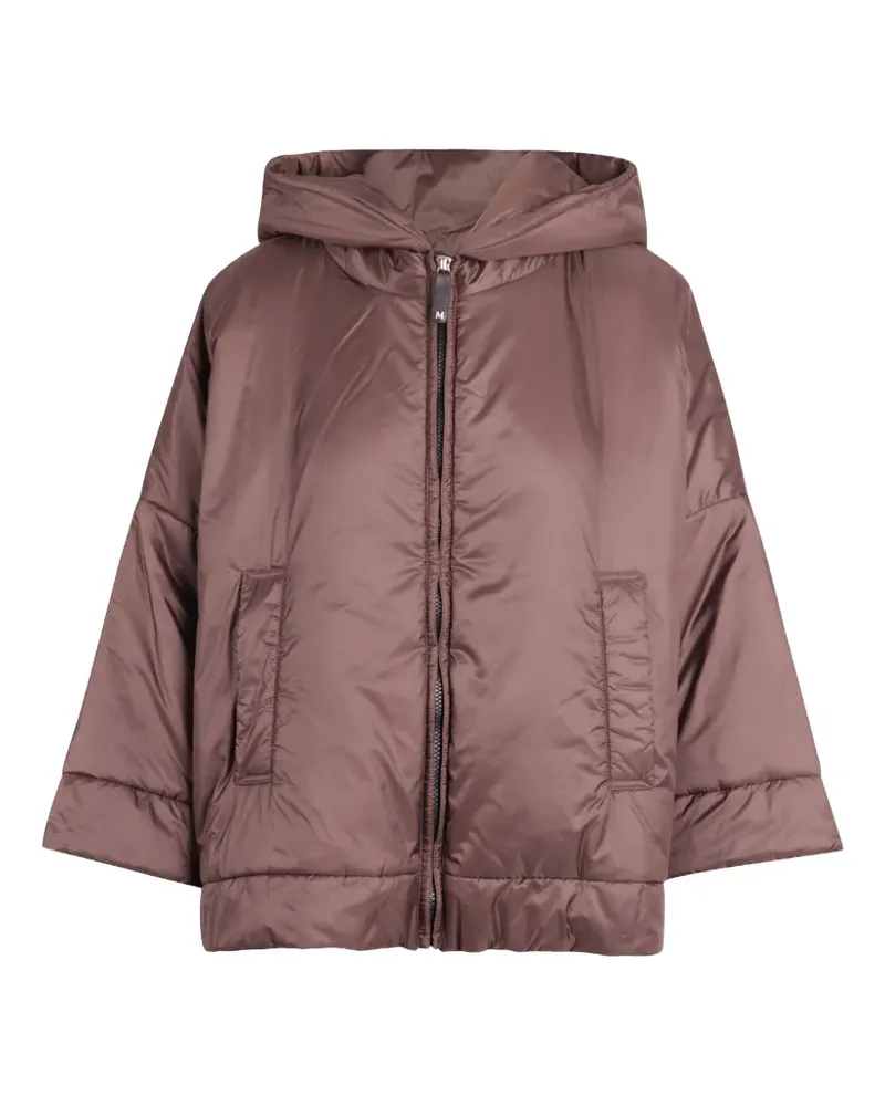 Max Mara hooded oversized jacket - Braun Braun