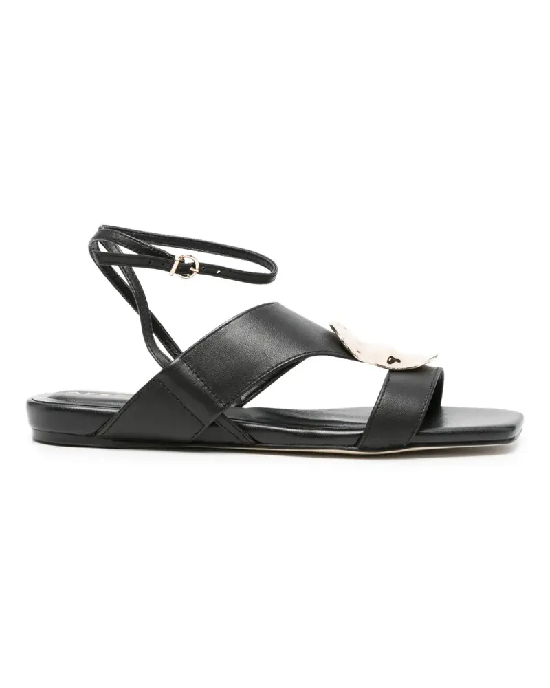 Apepazza Dhalia buckle ankle-strap sandals - Schwarz Schwarz