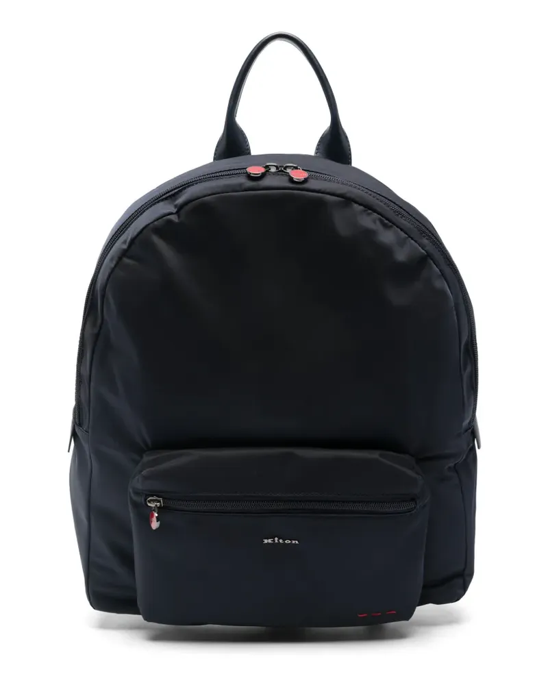 Kiton zip-pocket backpack - Blau Blau