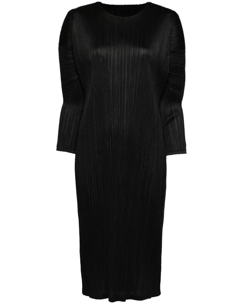 Issey Miyake October Kleid Schwarz