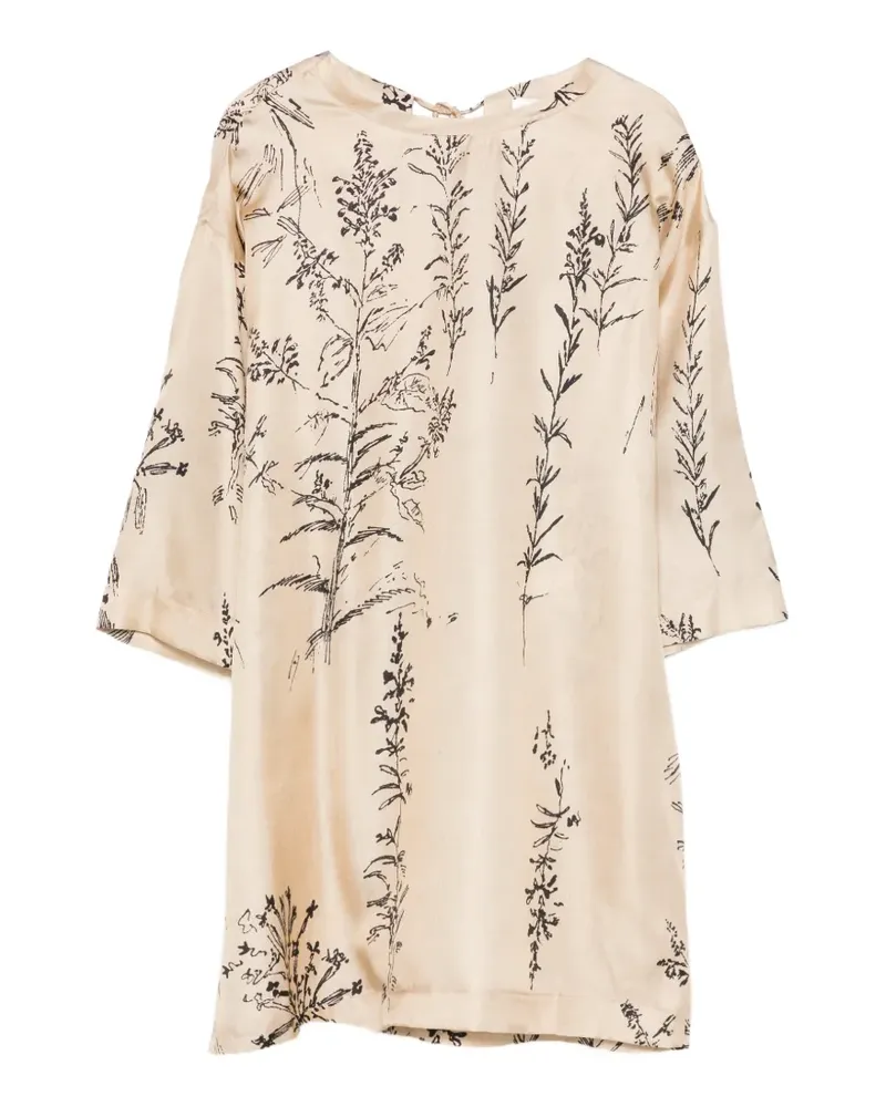 ALYSI Bluse mit Blumenprint - Nude Nude