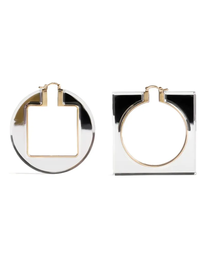 Jacquemus The Rond Carré Creolen - Silber Silber