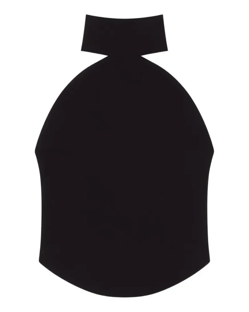 Courrèges Ärmeloses Oberteil - Schwarz Schwarz