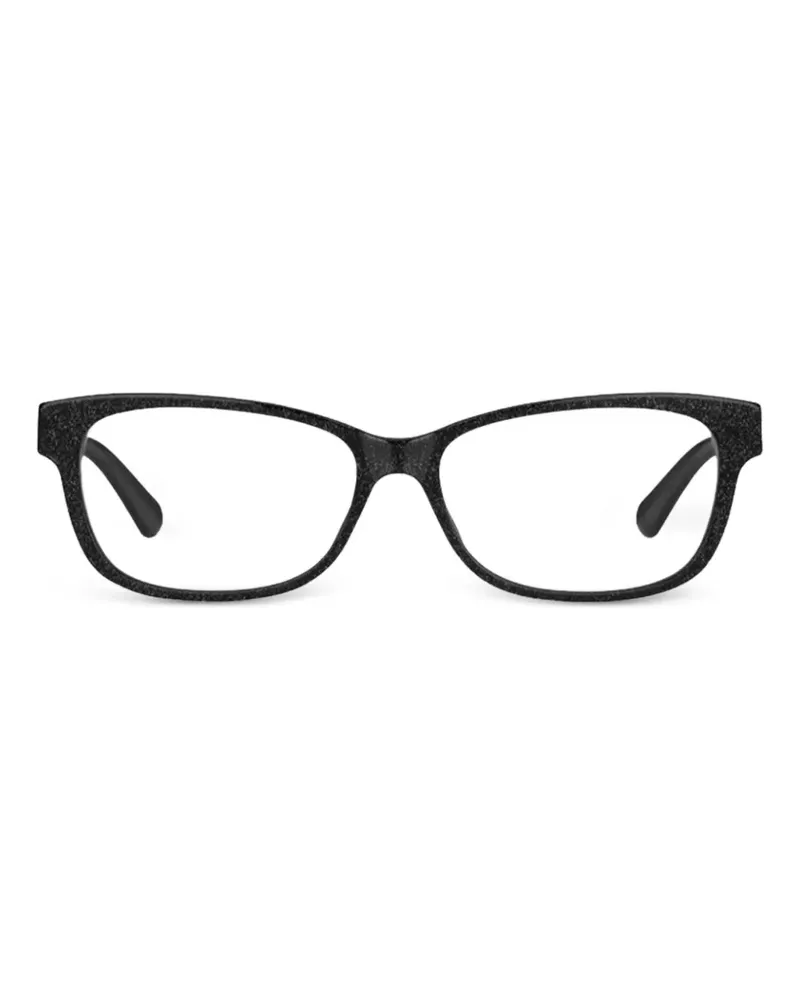 Jimmy Choo Brille mit Glitter-Effekt - Schwarz Schwarz