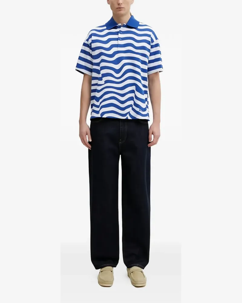 Carhartt WIP Aaron logo-patch denim jeans - Blau Blau