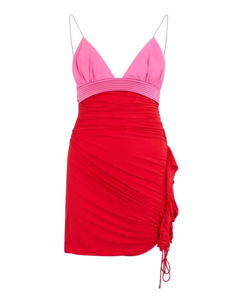 Roberto Cavalli Kleid mit Raffung - Rot Rot