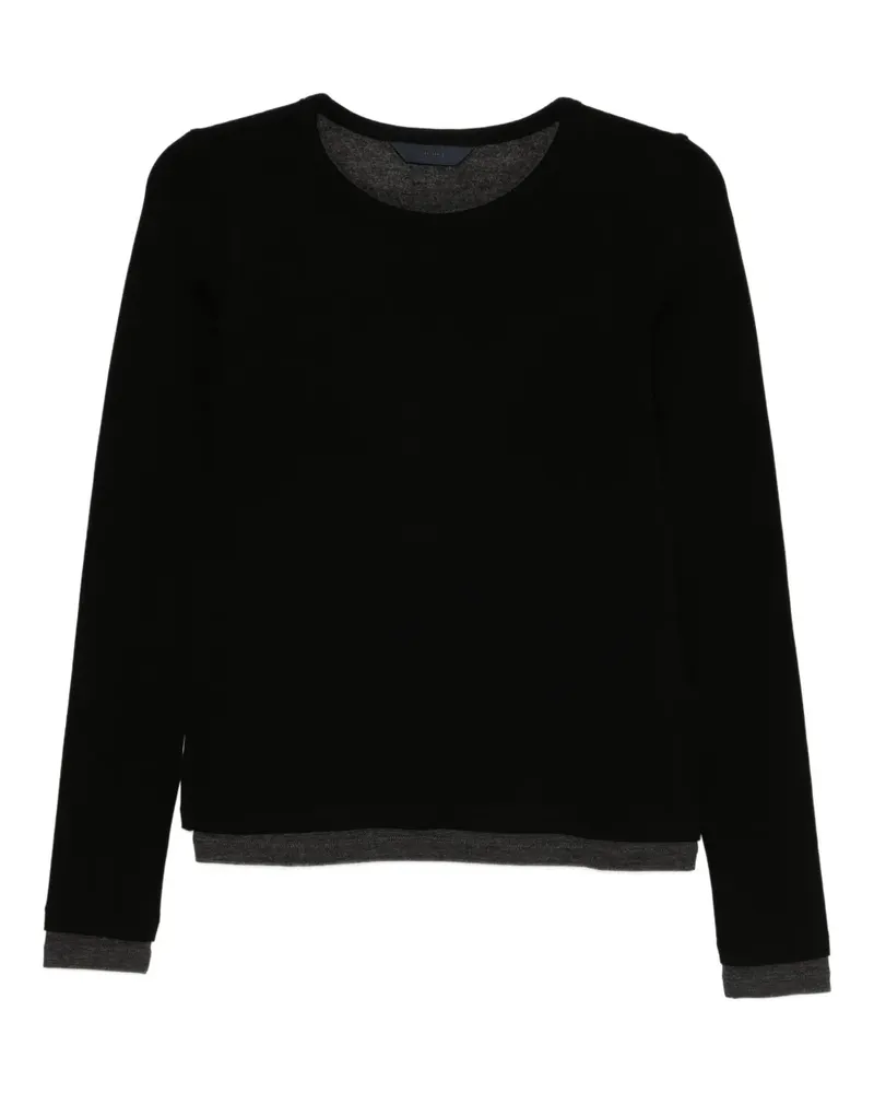 JUUN.J T-Shirt im Layering-Look - Schwarz Schwarz