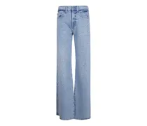 Jeans mit Strass - Blau