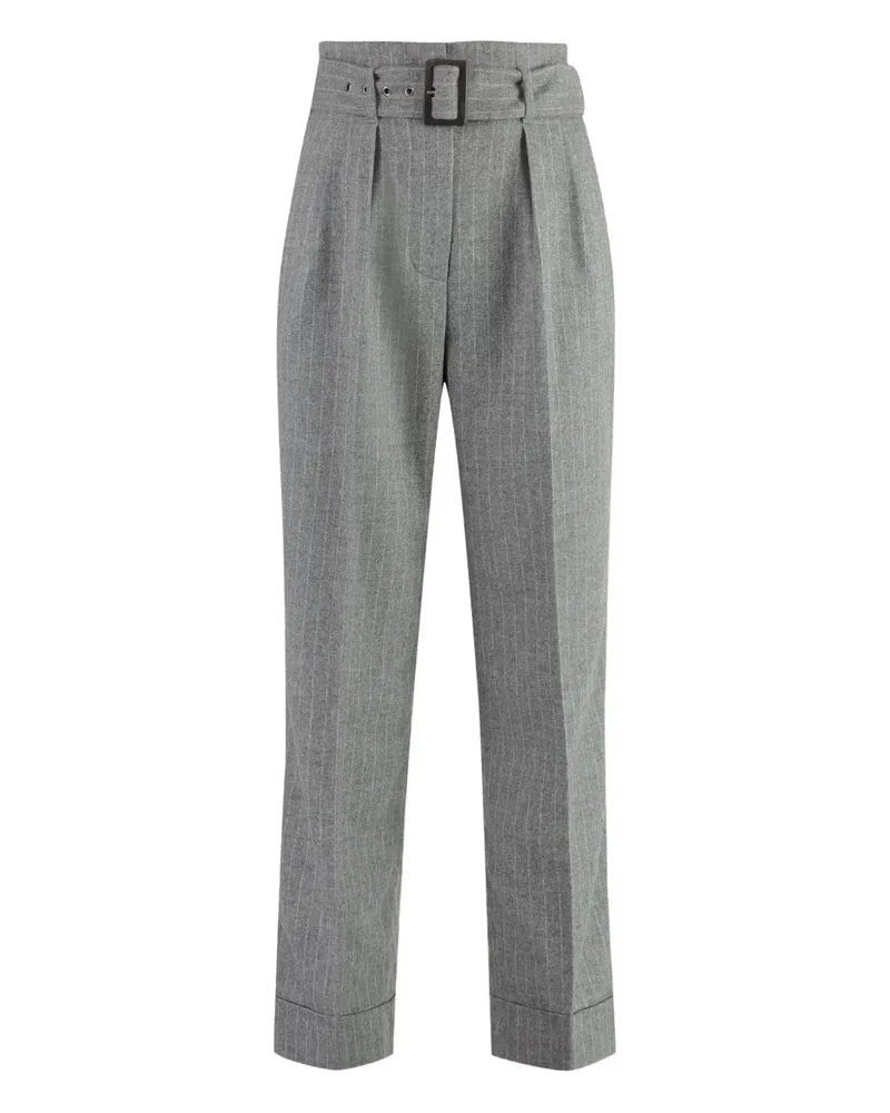 Peserico Hose mit Nadelstreifen - Grau Grau