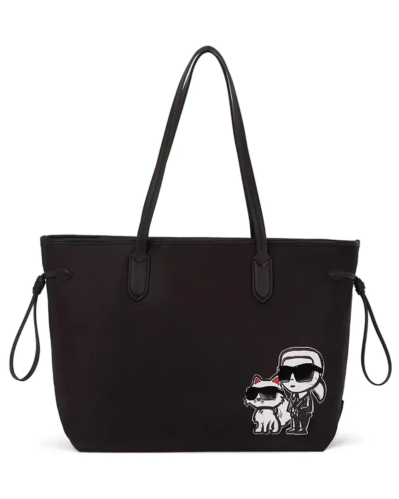 Karl Lagerfeld Ikon' Schultertasche - Schwarz Schwarz