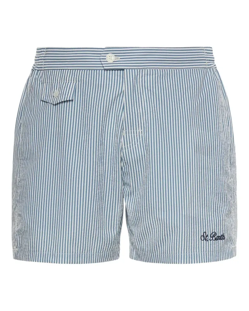 MC2 Saint Barth striped swim shorts - Blau Blau