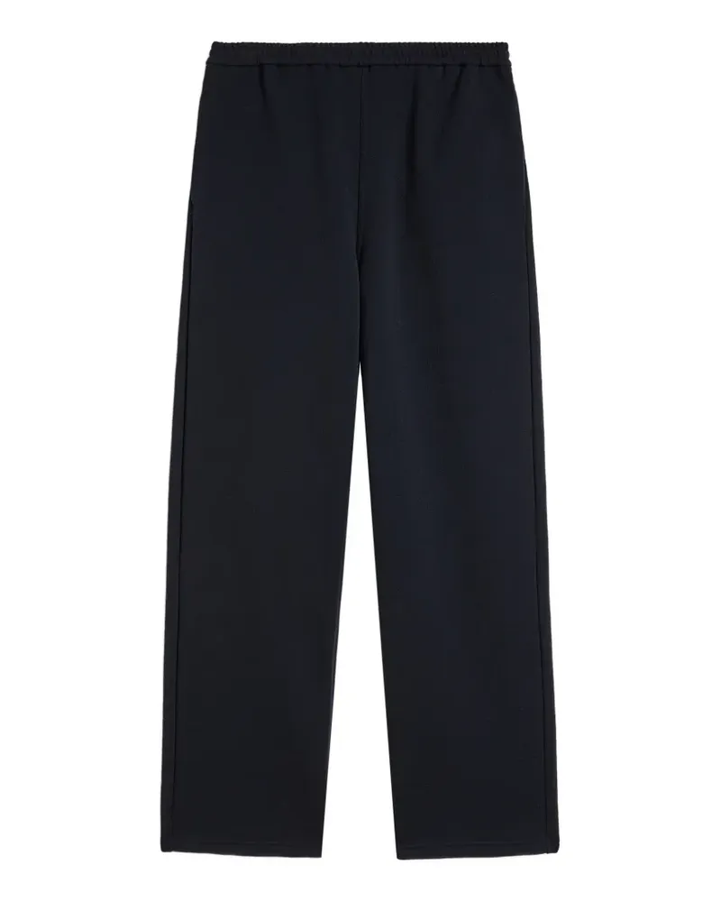 Jil Sander Jogginghose mit Monogramm-Stickerei - Blau Blau