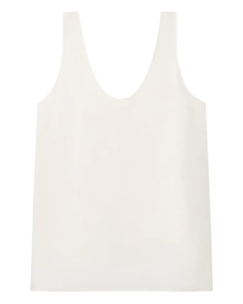 Another Tomorrow Trägershirt aus Seide - Nude Nude