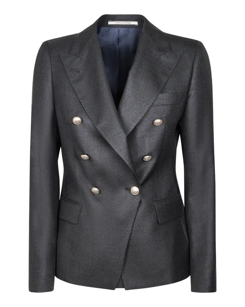 Tagliatore double-breasted button blazer - Grau Grau