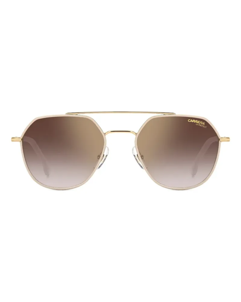 Carrera Getönte Pilotenbrille - Gold Gold