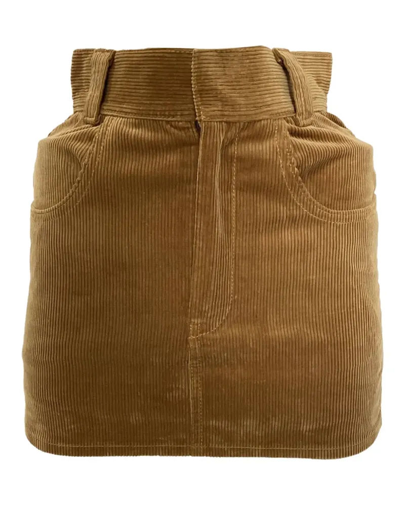 RE/DONE corduroy mini skirt - Braun Braun
