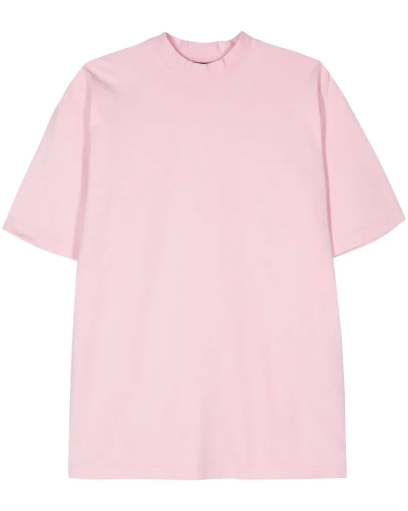 Balenciaga BB Paris T-Shirt mit Strass - Rosa Rosa