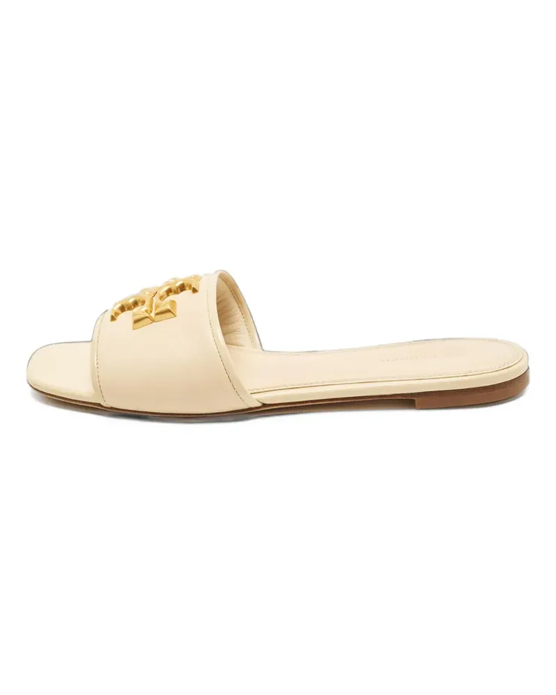 Tory Burch Eleanor Double T Sandalen - Nude Nude