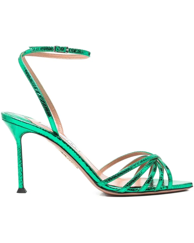 Aquazzura Spitze Sandalen 85mm - Grün Grün